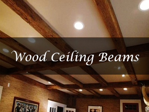 New & Reclaimed Wood Ceiling Beams