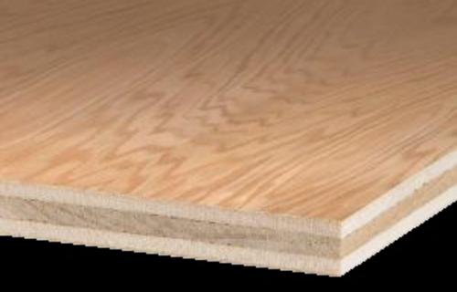 red oak plywood